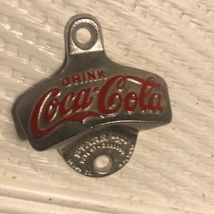 Coca-Cola wall mounted bottle opener